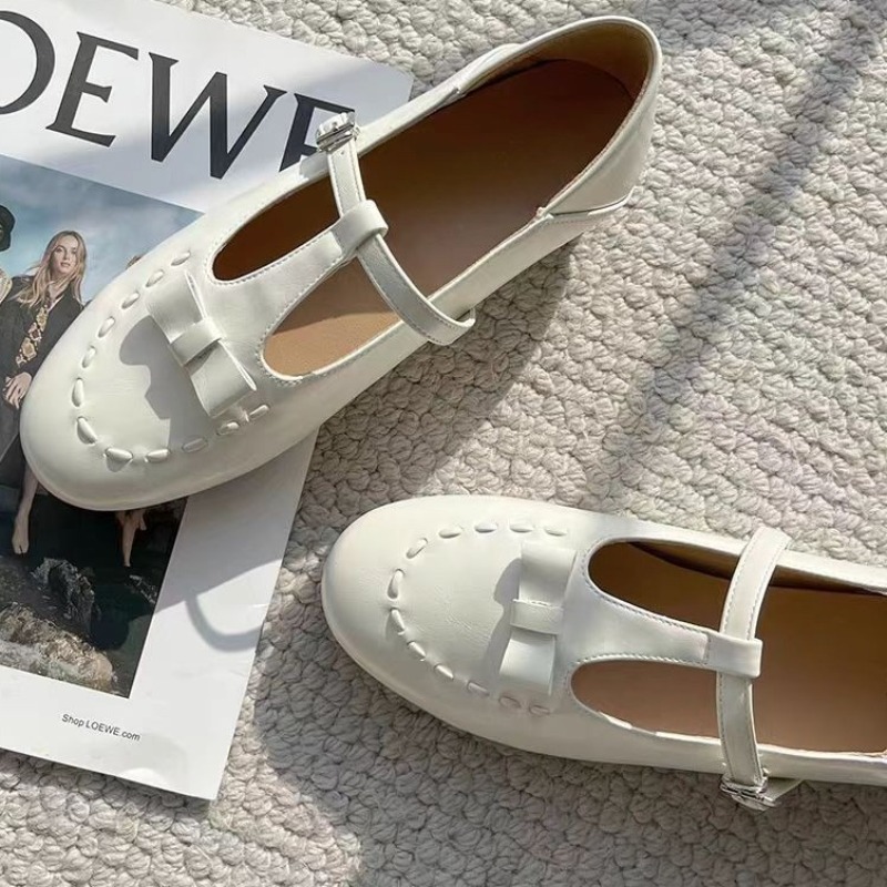 Women'S Fashion Summer 2025 - Nouveau Français Roped Mary Jane chaussures