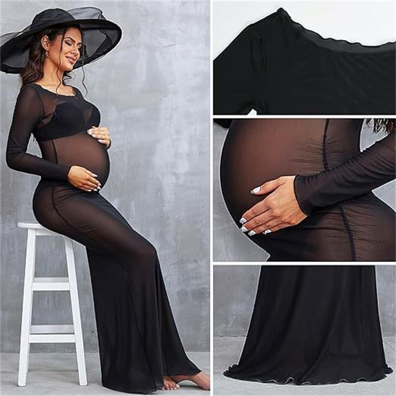 Women Fashion Photoshoot - Nouvelle Robe de Grossesse Femme 2026