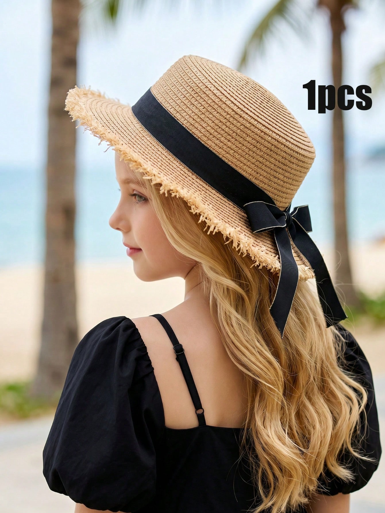 Straw Hat Summer - 1 pièce Chapeau de soleil d'été