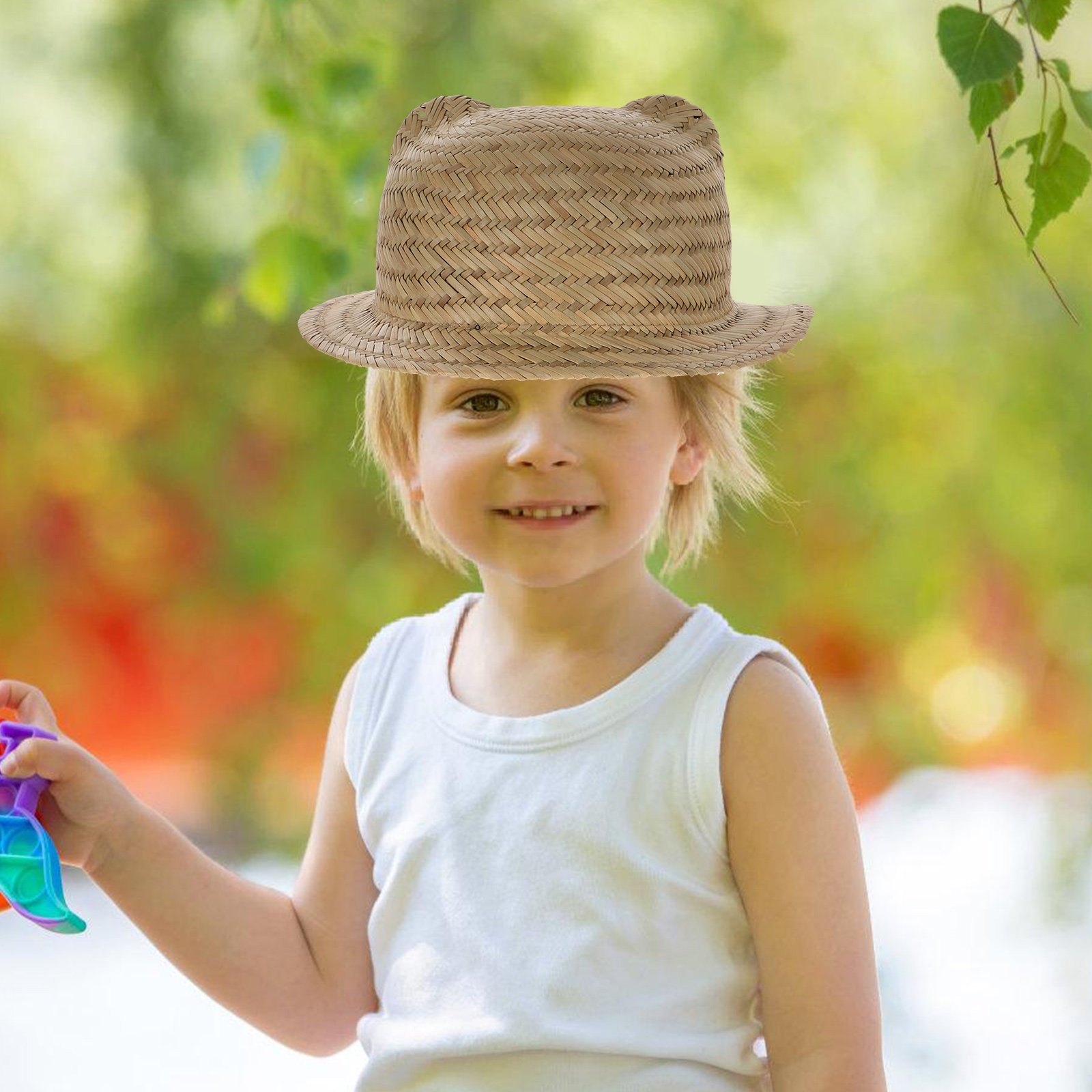 Straw Hat Summer - Chapeau de soleil en paille pour