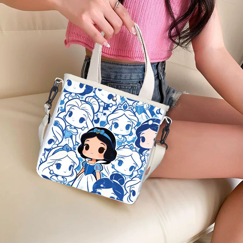 Canvas Tote Bag - Sac fourre-tout imprimé avec des personnages