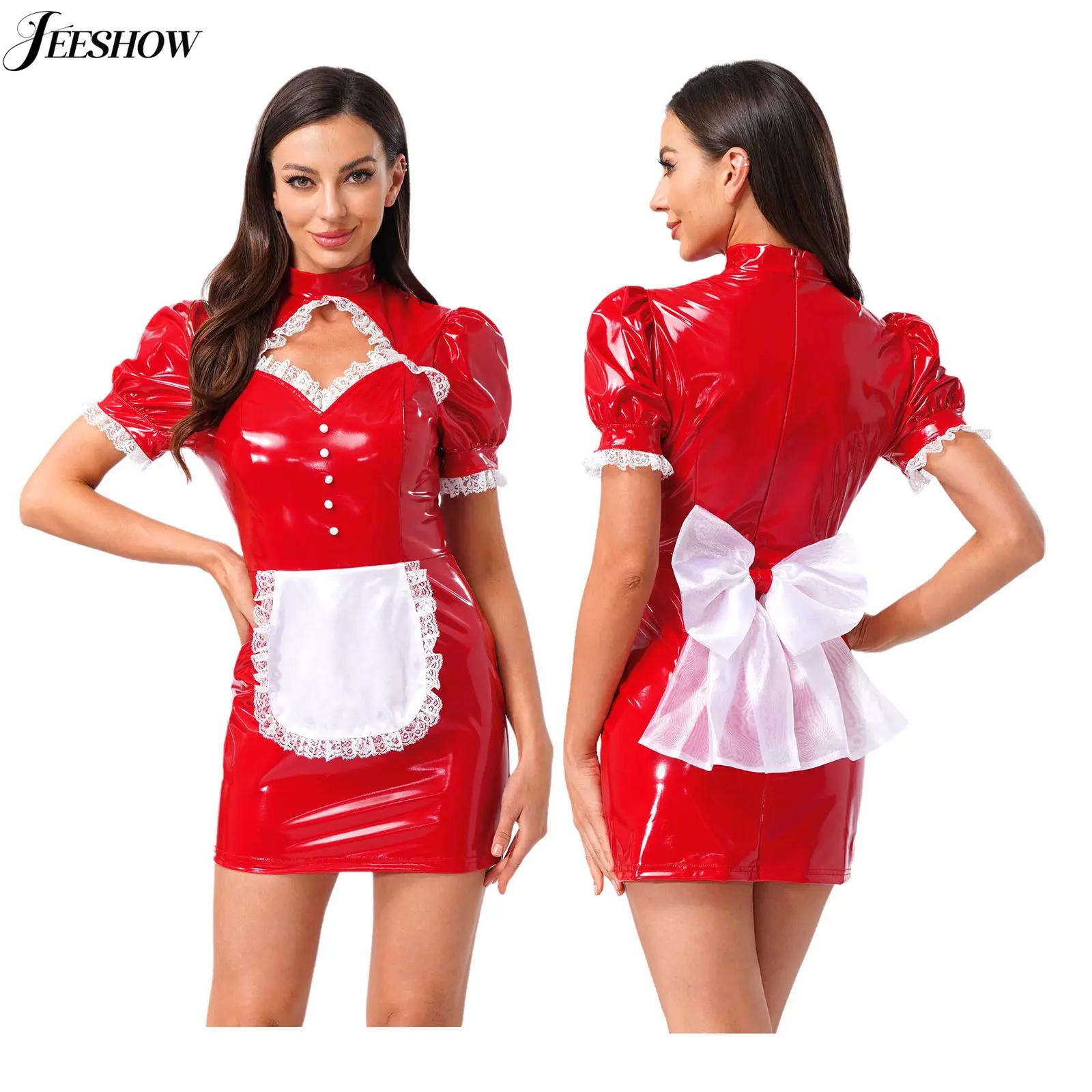 Bodycon Dress Women - Costume de femme de chambre française