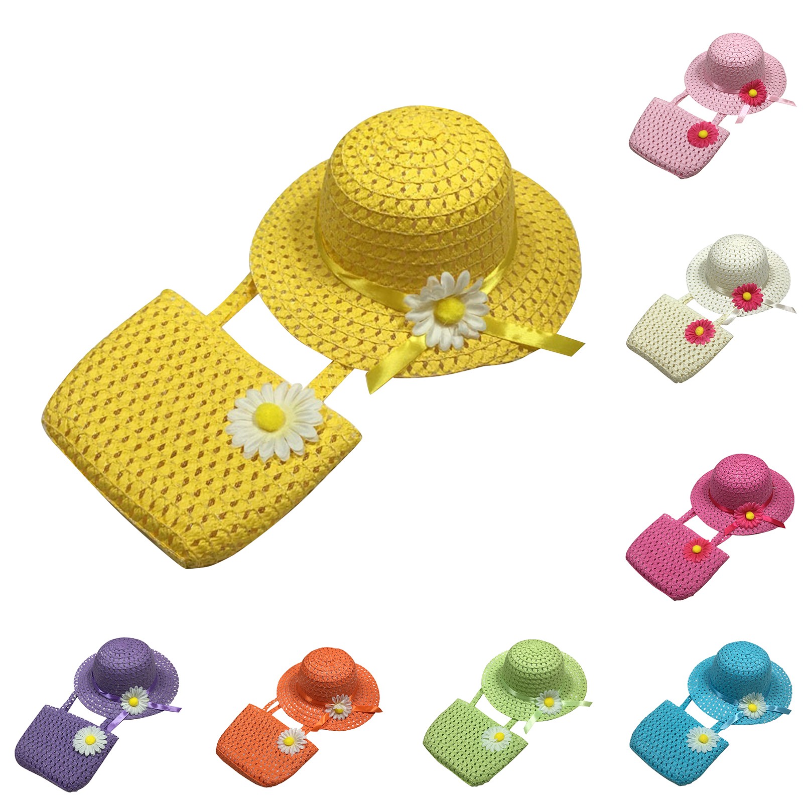 Straw Hat Summer - Chapeau de paille tendance pour fille,