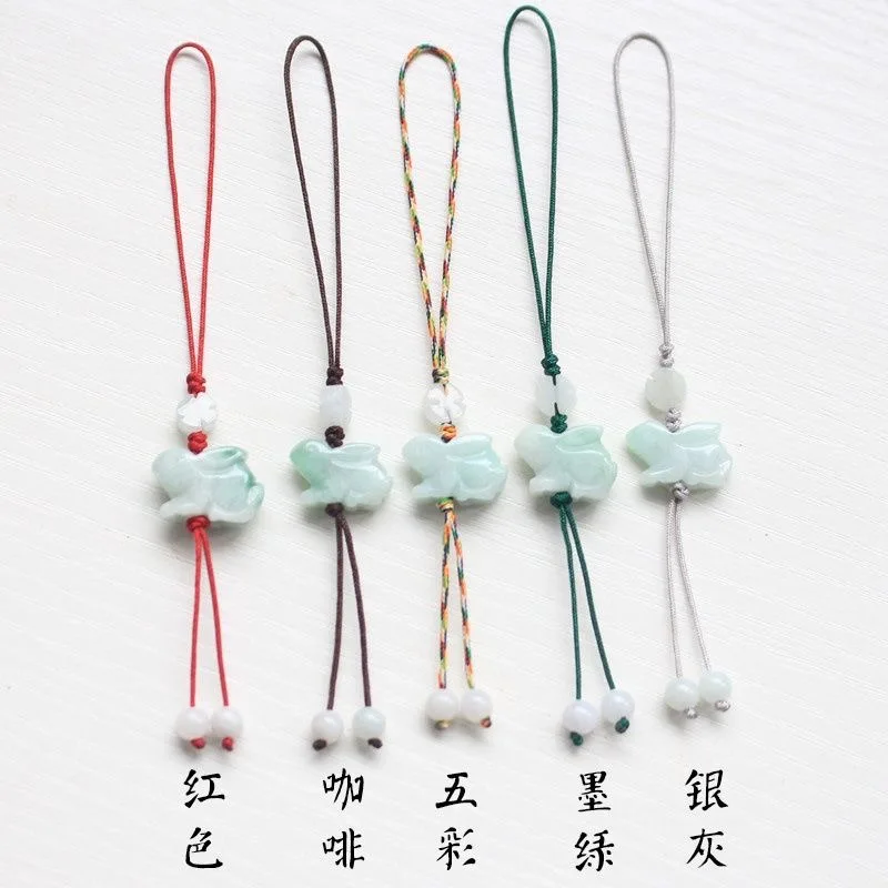 Women'S Fashion Jewellery - Personnalisation naturel émeraude lapin chinois bricolage