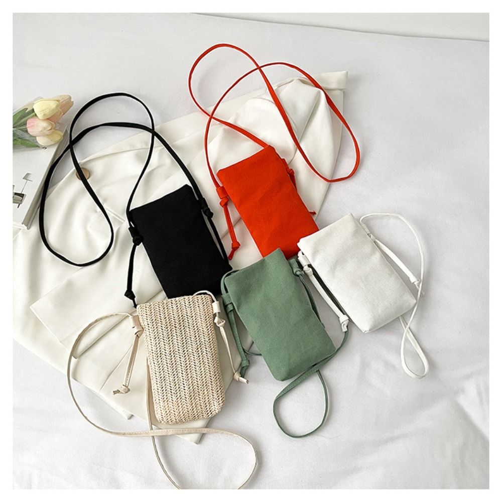 Canvas Tote Bag - Sac multifonctionnel en toile pour téléphone