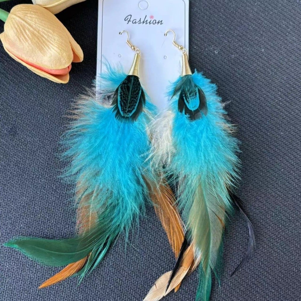 Boucles d'oreilles longues boh - Women Fashion Photoshoot avis et prix