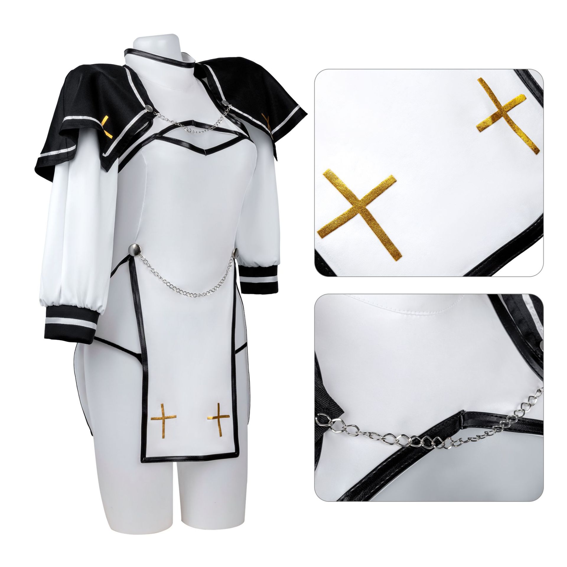 Costume de cosplay de prêtre o - Bodycon Dress Women avis et prix