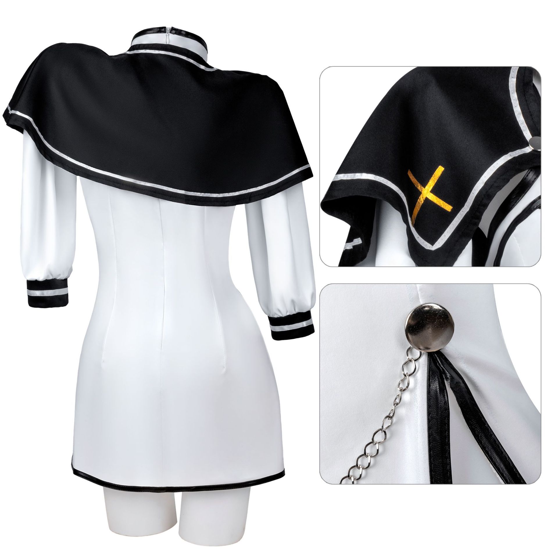 Costume de cosplay de prêtre o - Bodycon Dress Women avis et prix