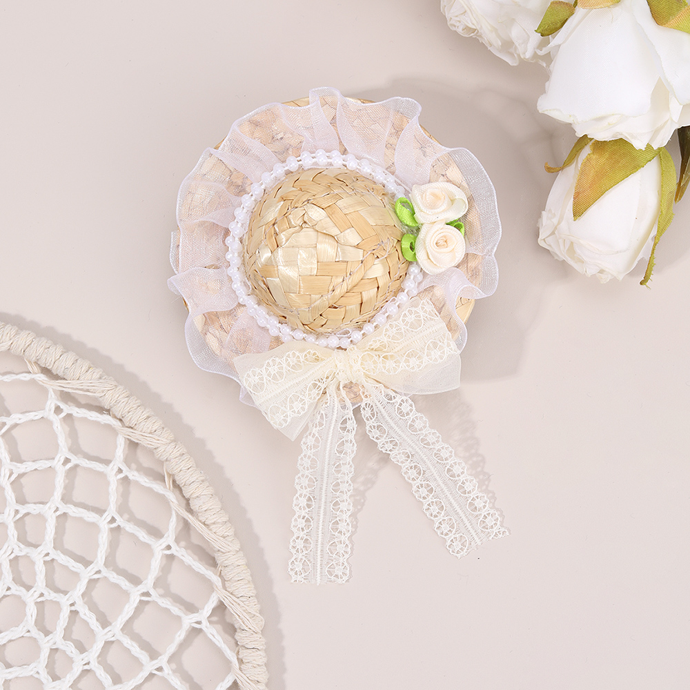 Nouveau Mini chapeau de paille - Straw Hat Summer avis et prix
