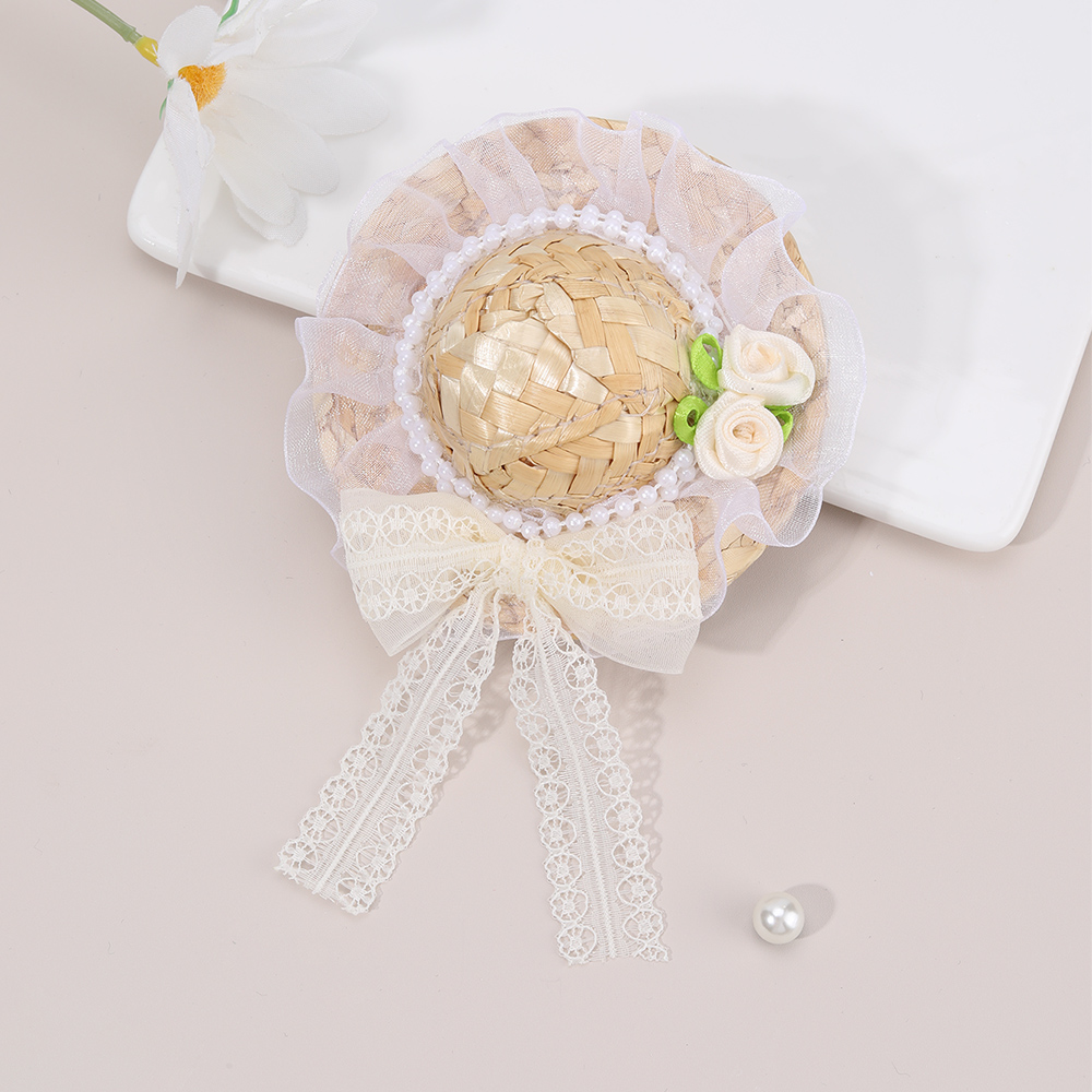 Nouveau Mini chapeau de paille - Straw Hat Summer avis et prix