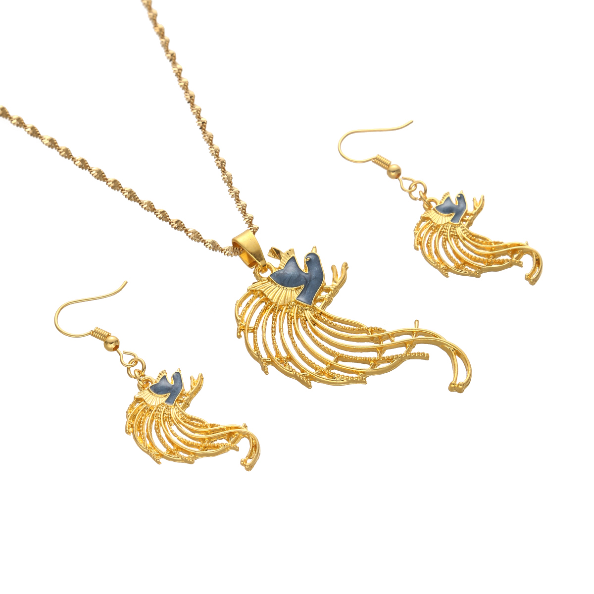 Ensemble collier et boucles d' - Women Fashion Png avis et prix