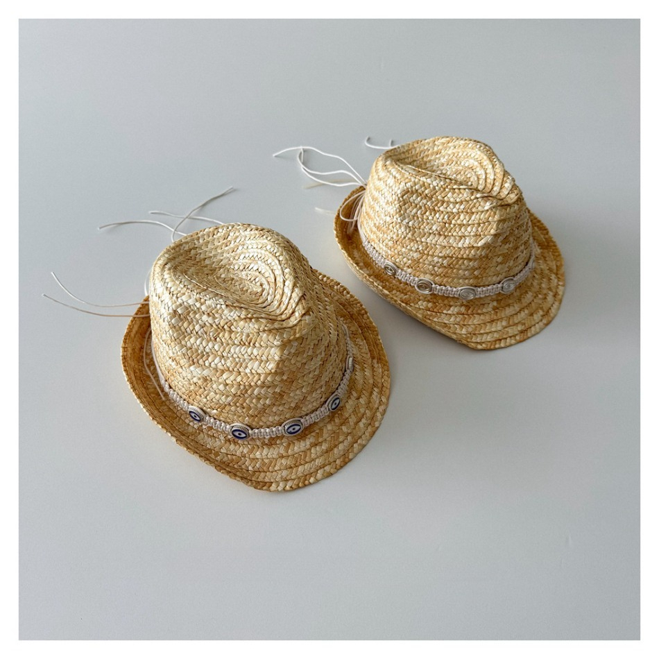 Chapeau Fedora en paille natur - Straw Hat Summer avis et prix