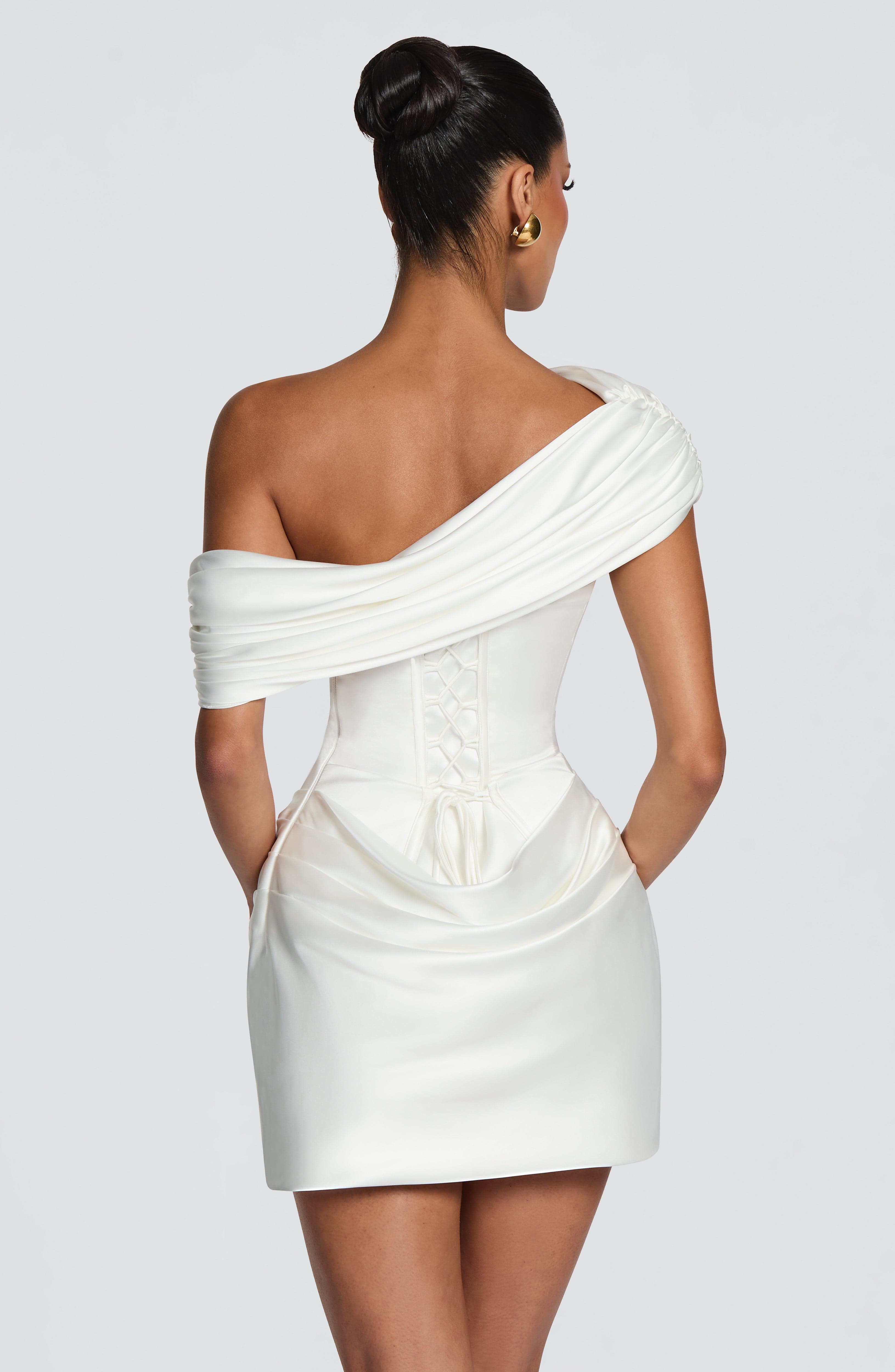 2 styles de mini-robes blanche - Bodycon Dress Women avis et prix