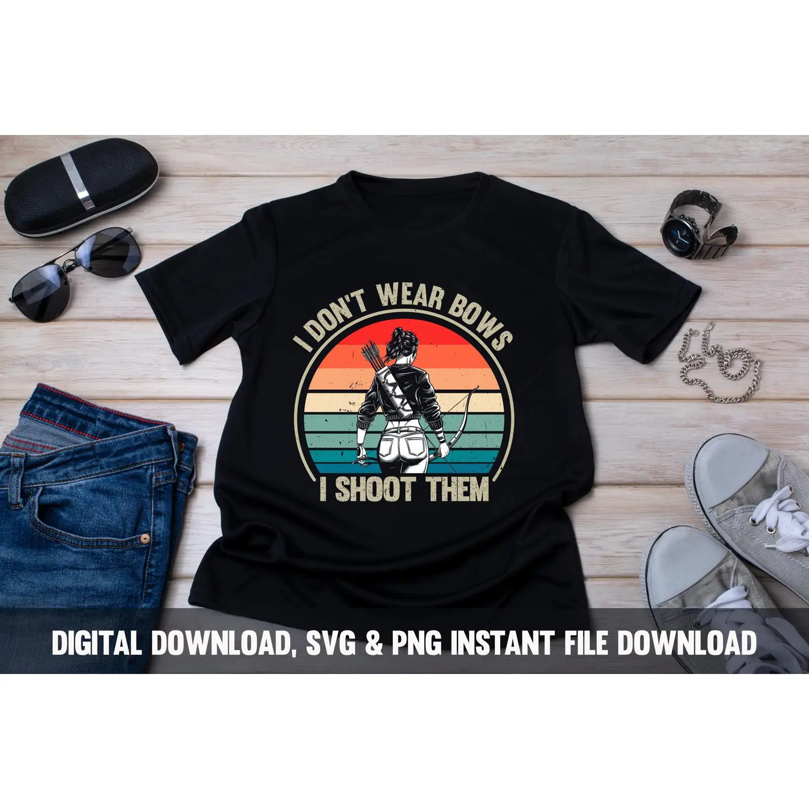 Tir à l'arc Femme SVG PNG Fill - Women Fashion Png avis et prix