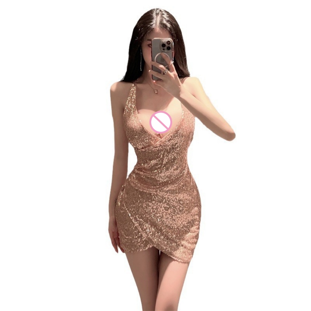 Robe mini moulante à sequins d - Bodycon Dress Women avis et prix