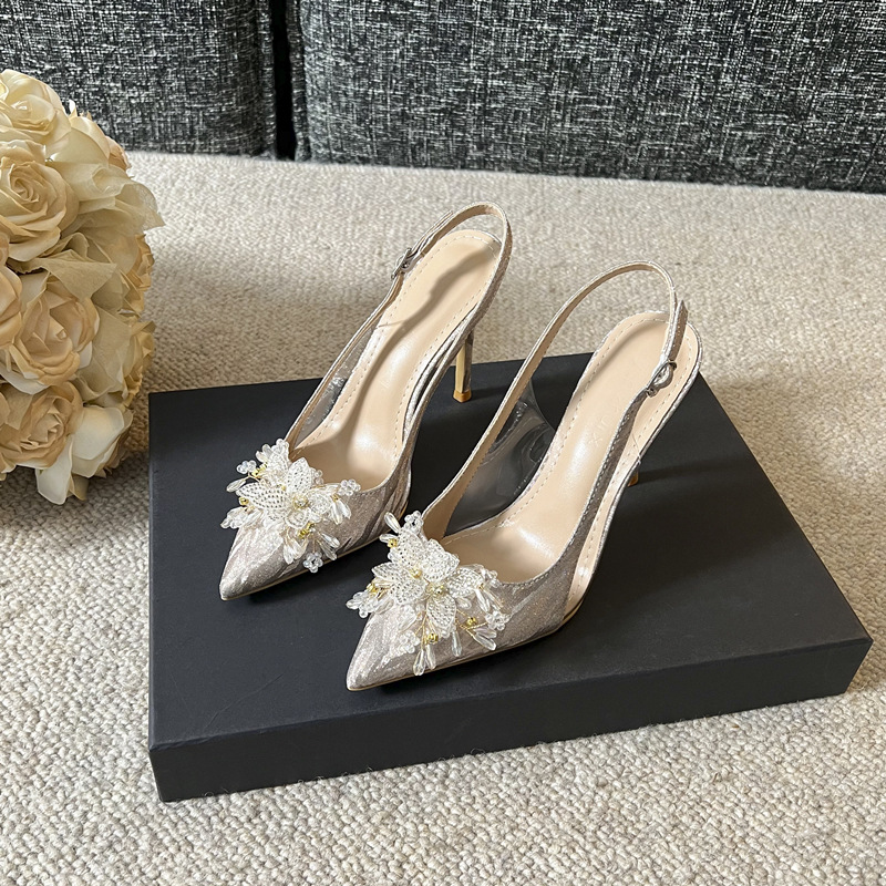 Sandales d'été à talons aiguil - Floral Summer Dress avis et prix