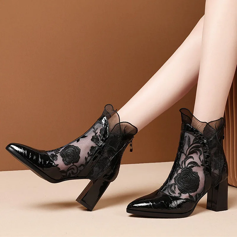 Talons hauts femmes Sexy brodé - Floral Summer Dress avis et prix