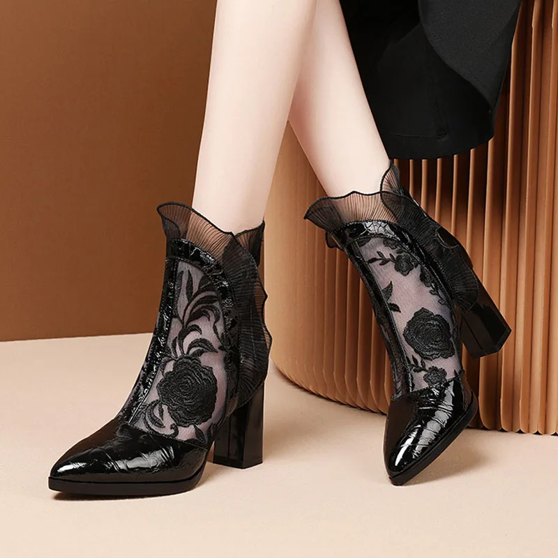 Talons hauts femmes Sexy brodé - Floral Summer Dress avis et prix