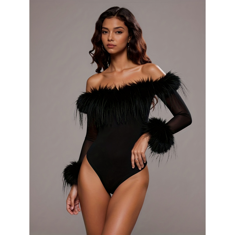 Top moulant en maille fourrée  - Bodycon Dress Women avis et prix