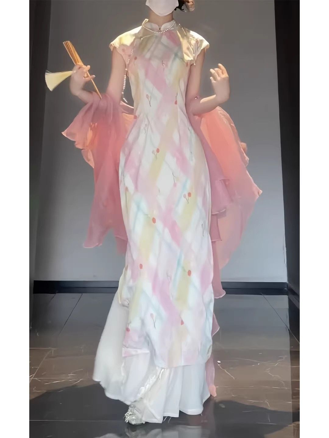 Robe Cheongsam Améliorée Style - Floral Summer Dress avis et prix