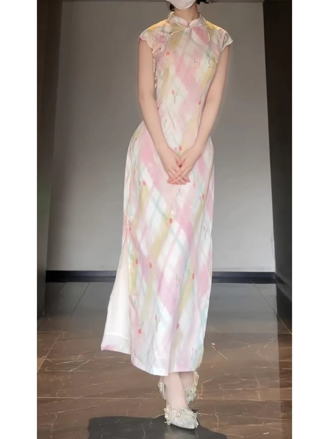 Robe Cheongsam Améliorée Style - Floral Summer Dress avis et prix