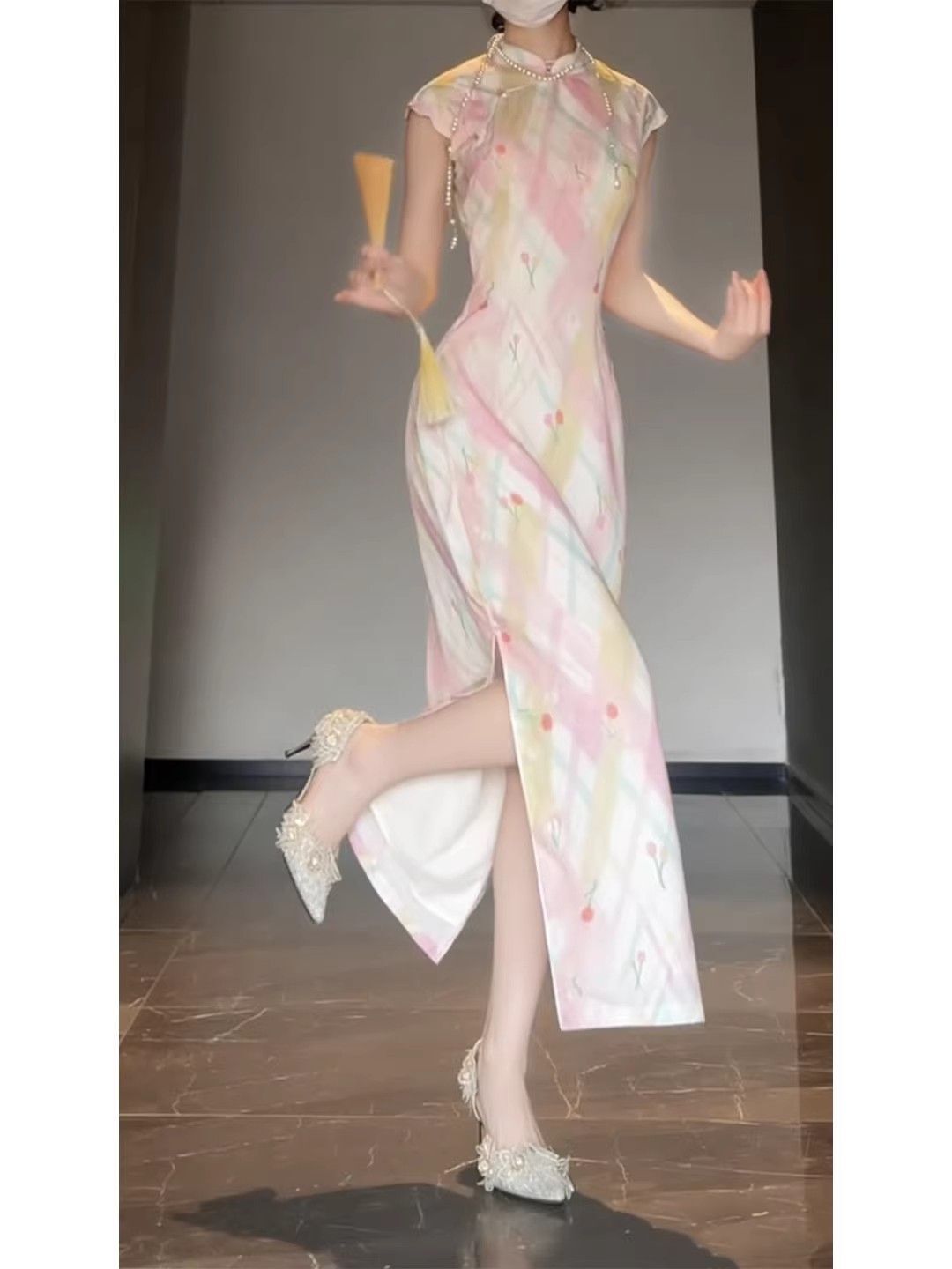 Robe Cheongsam Améliorée Style - Floral Summer Dress avis et prix